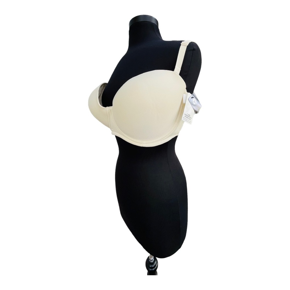 QT Intimates 5 Ways Bra CONVERTIBLE Nude Lightly Padded 44 D